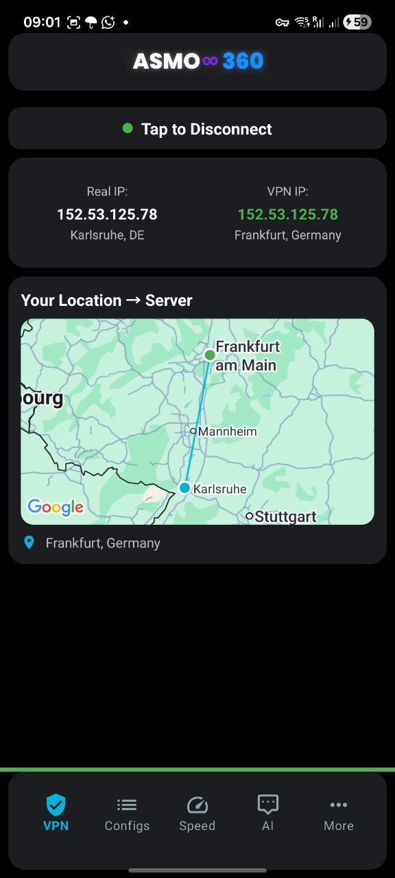 ASMO360 VPN Connection